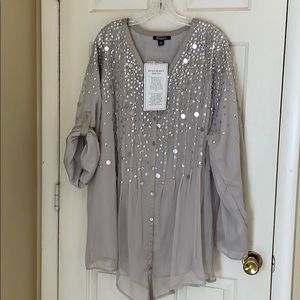 Beautiful embellished Tunic.